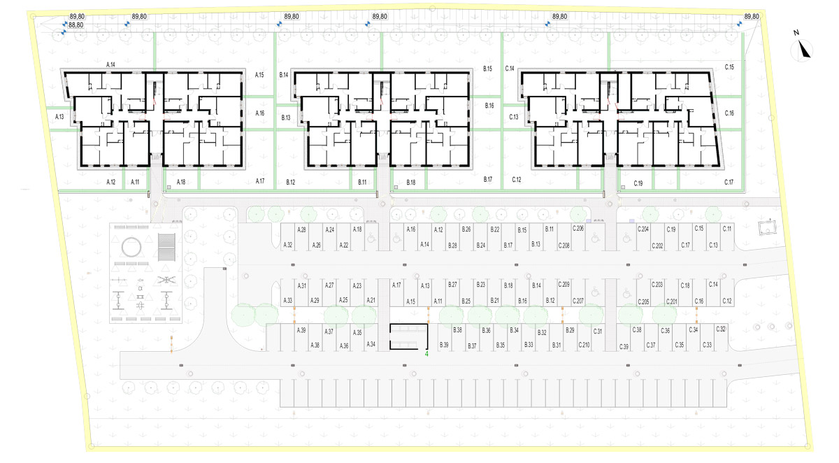 Plan osiedla nowe Błażeja 55 Poznań - Deweloper KMJ Invest
