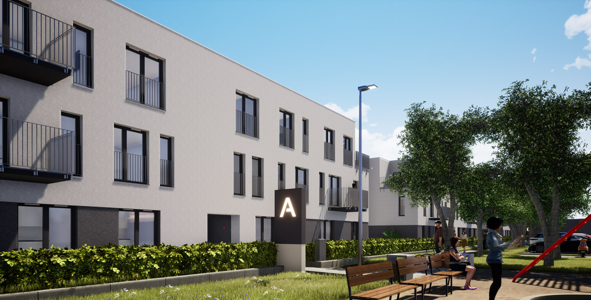 Budynek A Inwestycja Osiedle Błażeja 55 Poznań KMJ Inwest